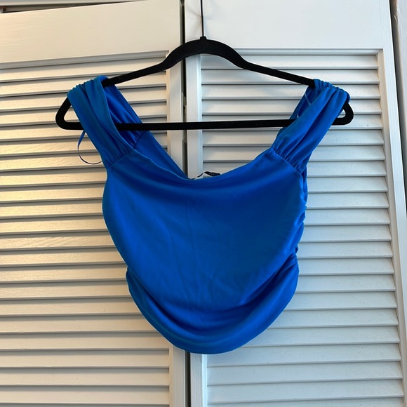 NWOT Zara Ruched Top - Picture 5 of 5